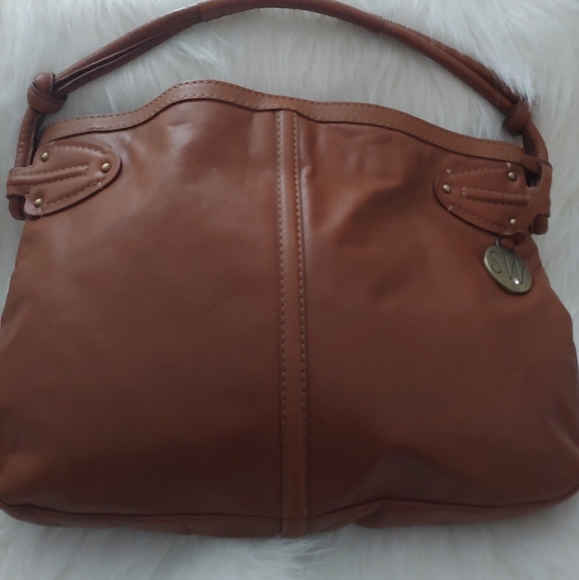 Stuart Weitzman Brown Leather Bag - Picture 8 of 8
